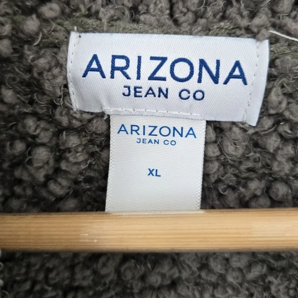 Arizona Jean Company Women's Dark Green Cowl Neck Sweater Size XL - Picture 3 of 4